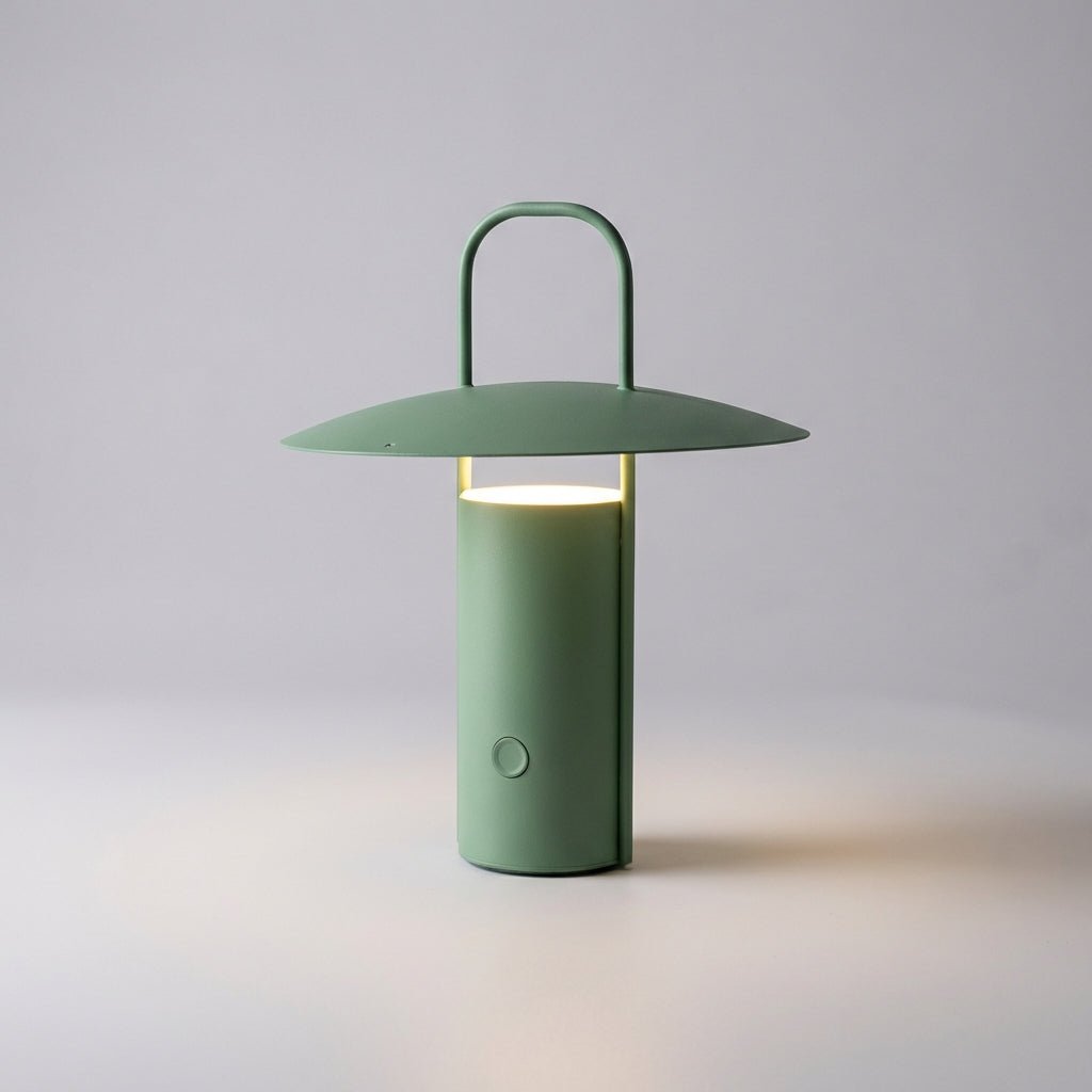 Rechargeable outdoor lantern with touch dimmer, designed for versatile indoor and outdoor use, featuring a sleek and portable design ideal for camping, backyard gatherings, 0